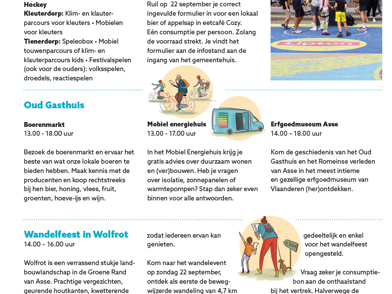 illustraties in opdracht brochure